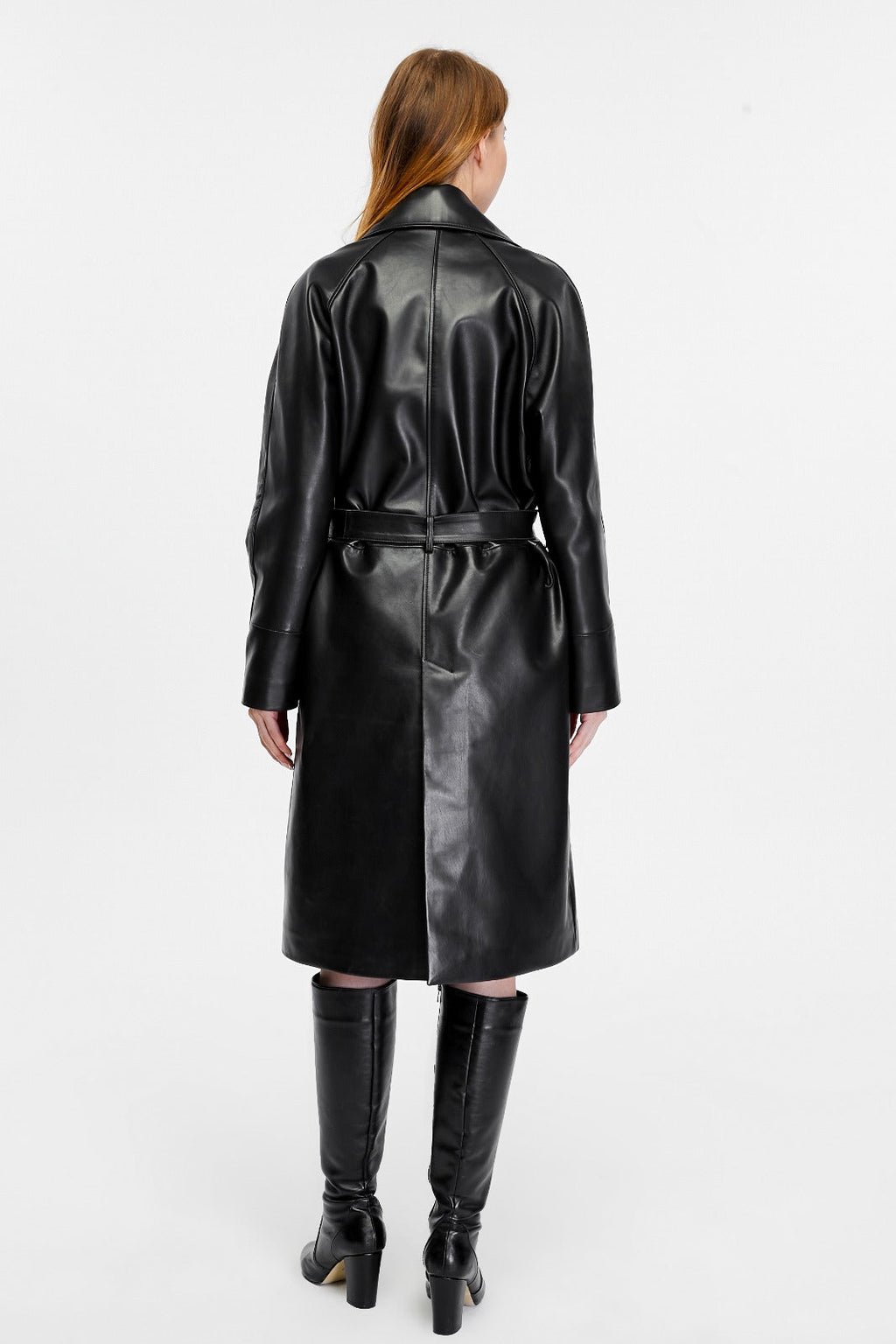 Sloane Leather Trench Coat