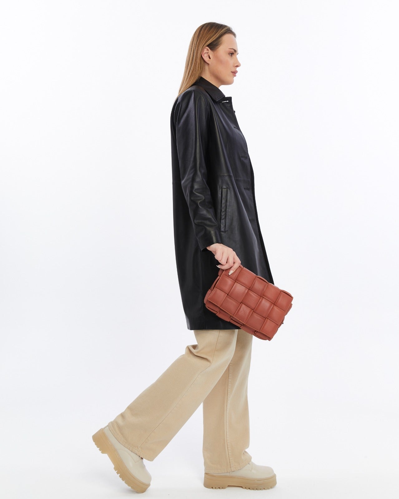 Hoxton Cognac Brown Leather Handbag