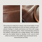 The Darrio Vintage Brown Leather Duffle Bag