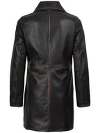 Winchester Women's Distressed Dark Brown Leather Coat