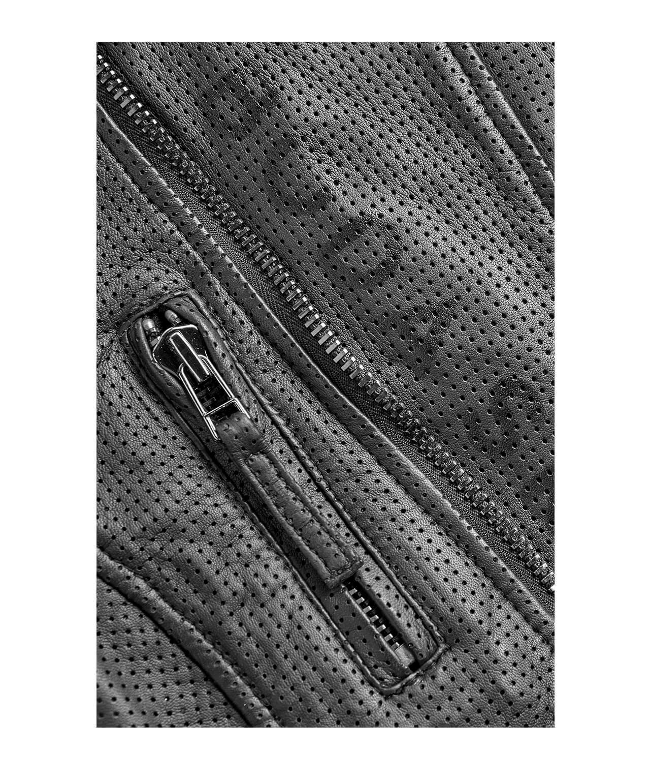 Classic Biker: Summer Leather Jacket