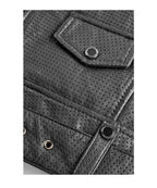 Classic Biker: Summer Leather Jacket