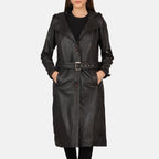 Fixon Hooded Brown Trench Coat