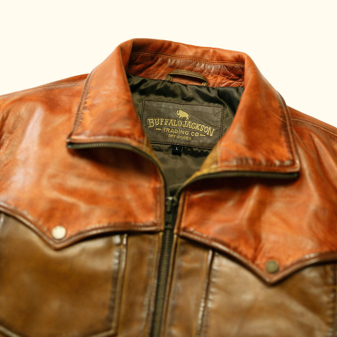 Western Elkhorn Leather Jacket | Copper and Whiskey