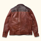 Elkhorn Leather Jacket | Distressed Brown & Chestnut