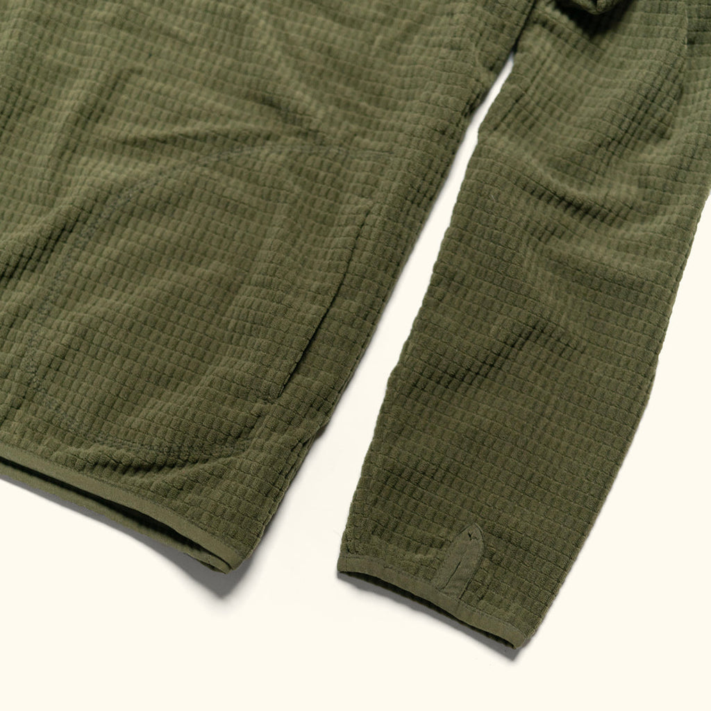Yosemite Waffle Fleece Pullover | Moss Green