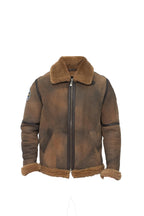 Mens B3 Sheepskin WW2 Bomber Jacket-Arnsberg