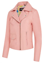 Women's Classic Brando Biker Leather Jacket - Broome