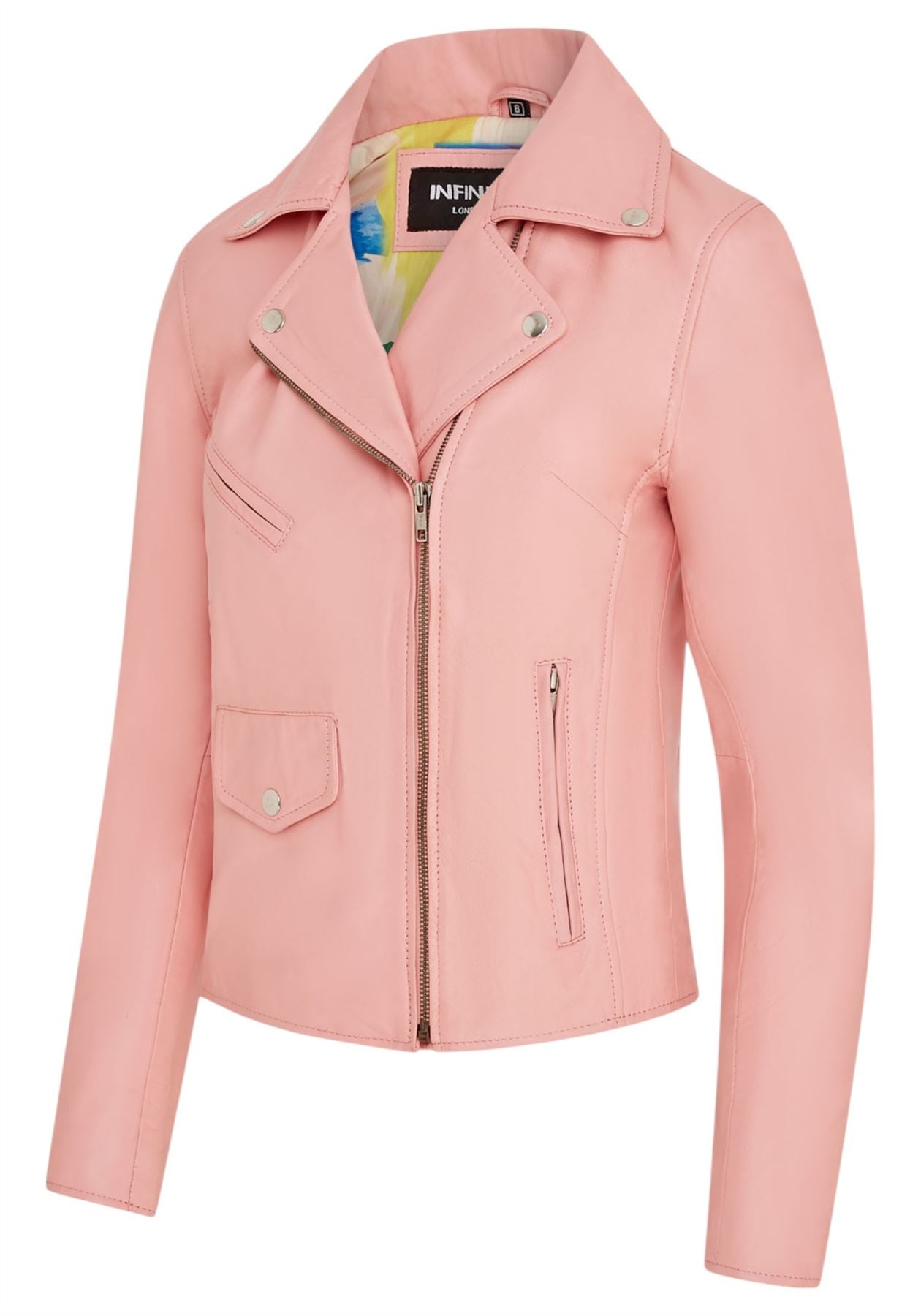 Women's Classic Brando Biker Leather Jacket - Broome