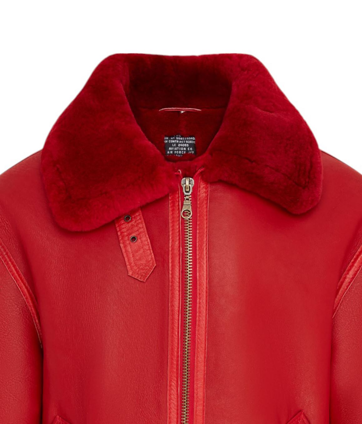 Mens B3 Bomber RAF Aviator Sheepskin Jacket -Wyndham