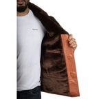 Men's Reefer Leather Blazer Jacket`- Pablo