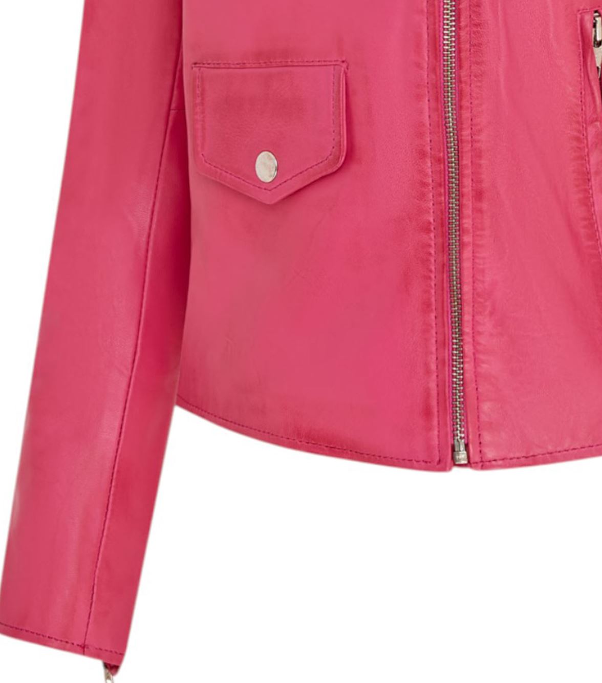 Women's Classic Brando Biker Leather Jacket - Broome