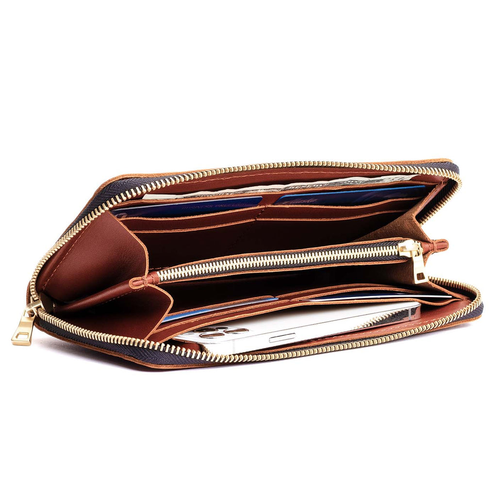 Accordion Zip Wallet