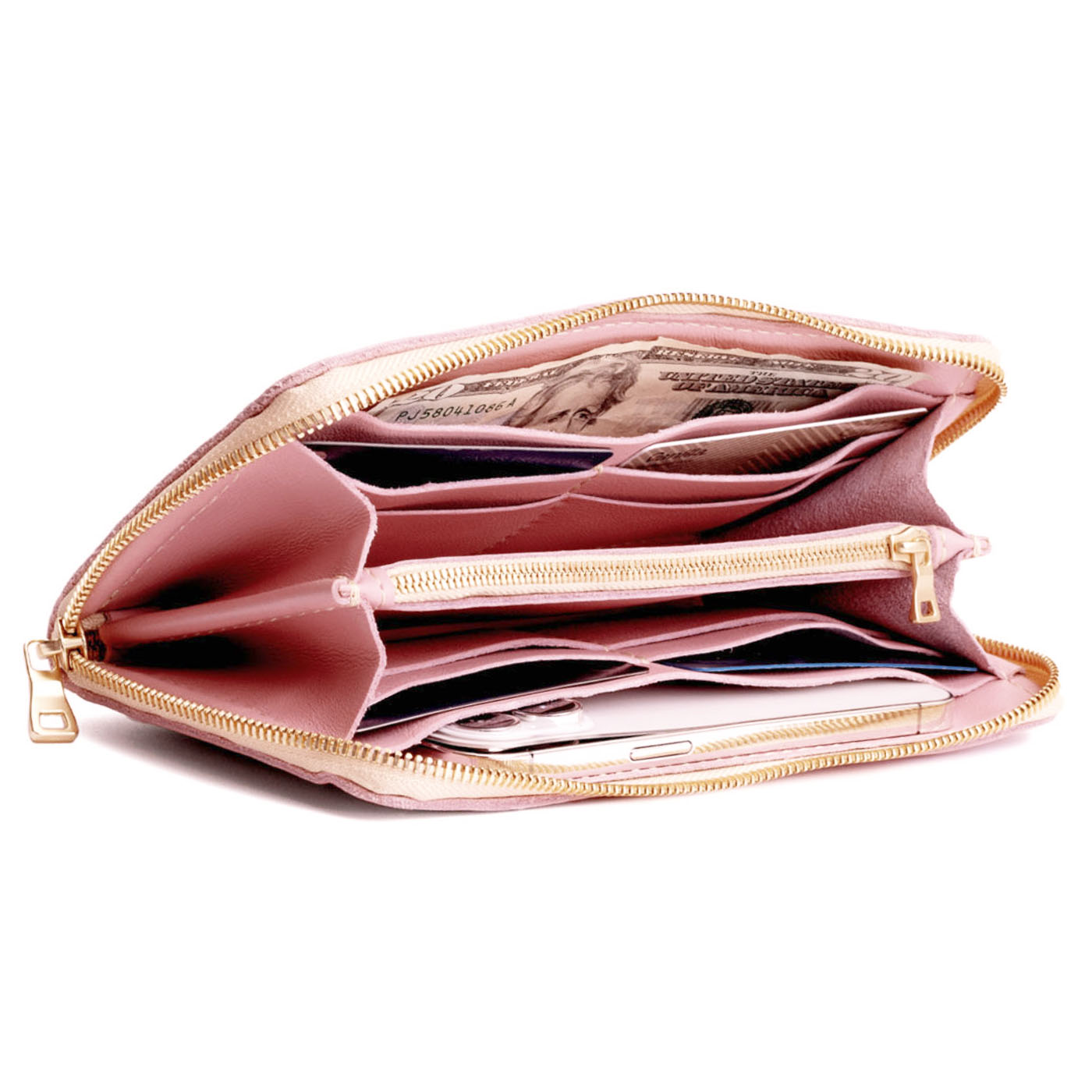 Accordion Zip Wallet