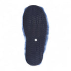 Women's Sheepskin Slippers Navy Warm Winter Fur Mule - Aurora