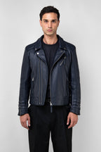 Alexander 3.0 Tall: Royal Navy Leather Jacket (Man)
