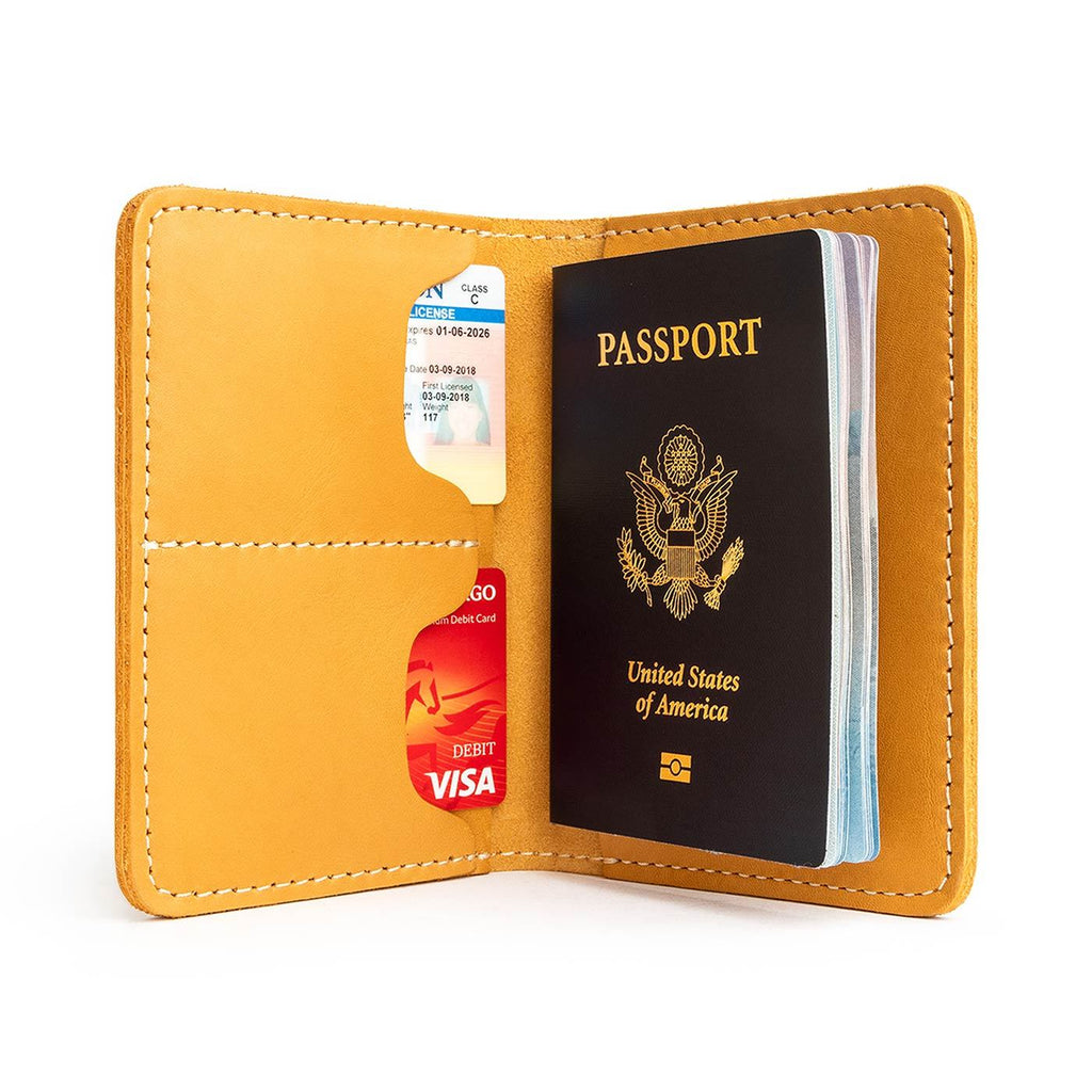 'Almost Perfect' Leather Modern Passport Holder