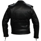 Antique Naked Cowhide Marlon Brando Biker Leather Jacket