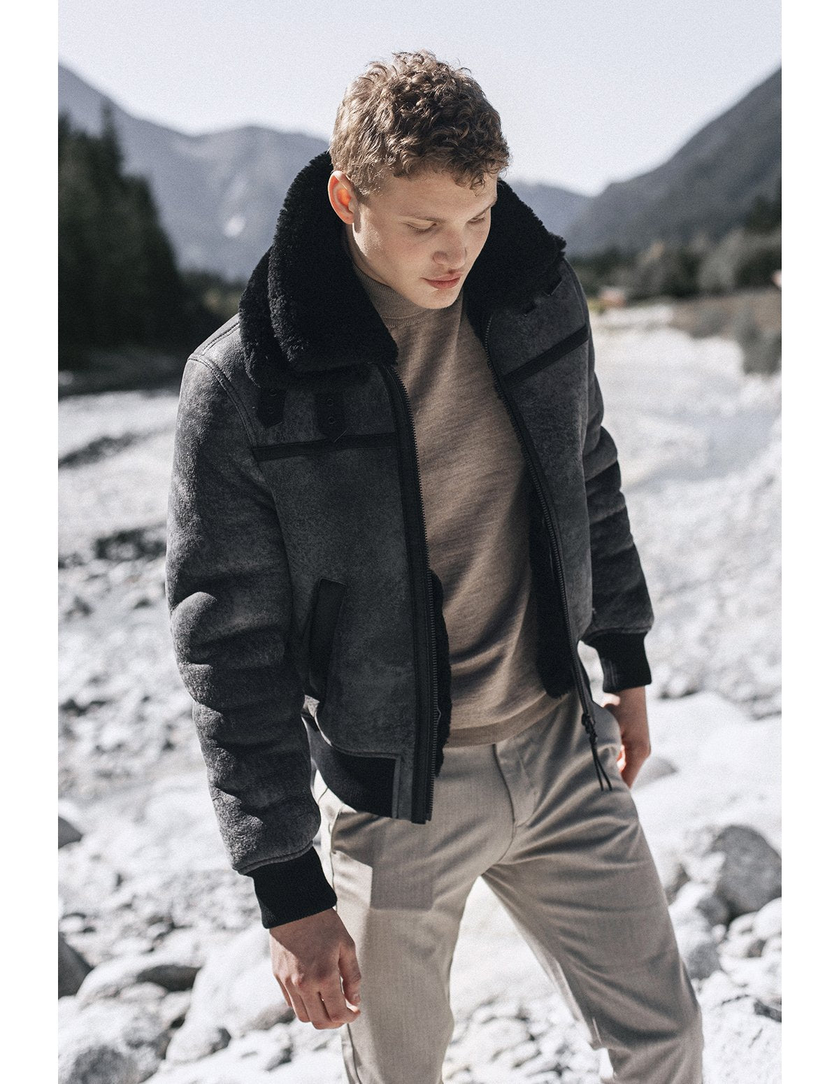 Asteroid Shearling Jacket (Man)