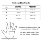 Womens Genuine Real Sheepskin Leather Mittens Warm Gloves