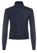 Womens Classic MA-1 Suede Bomber Jacket-Newbury