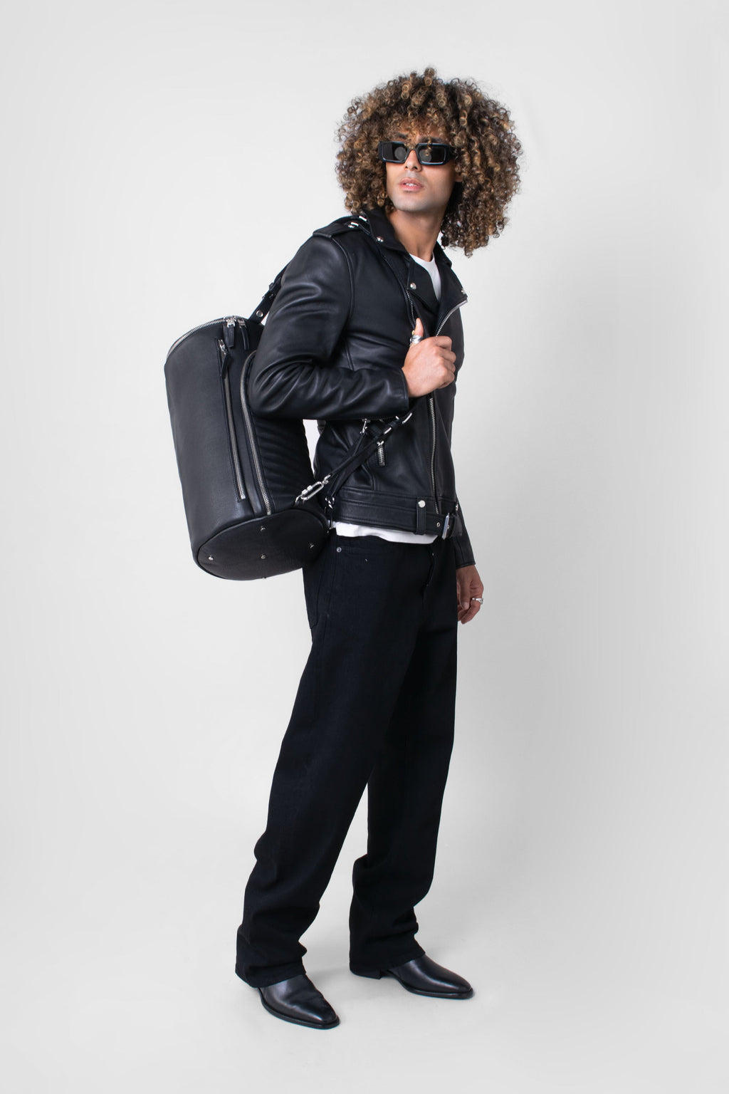 Leather Barrel Bag 2.0 (Man)