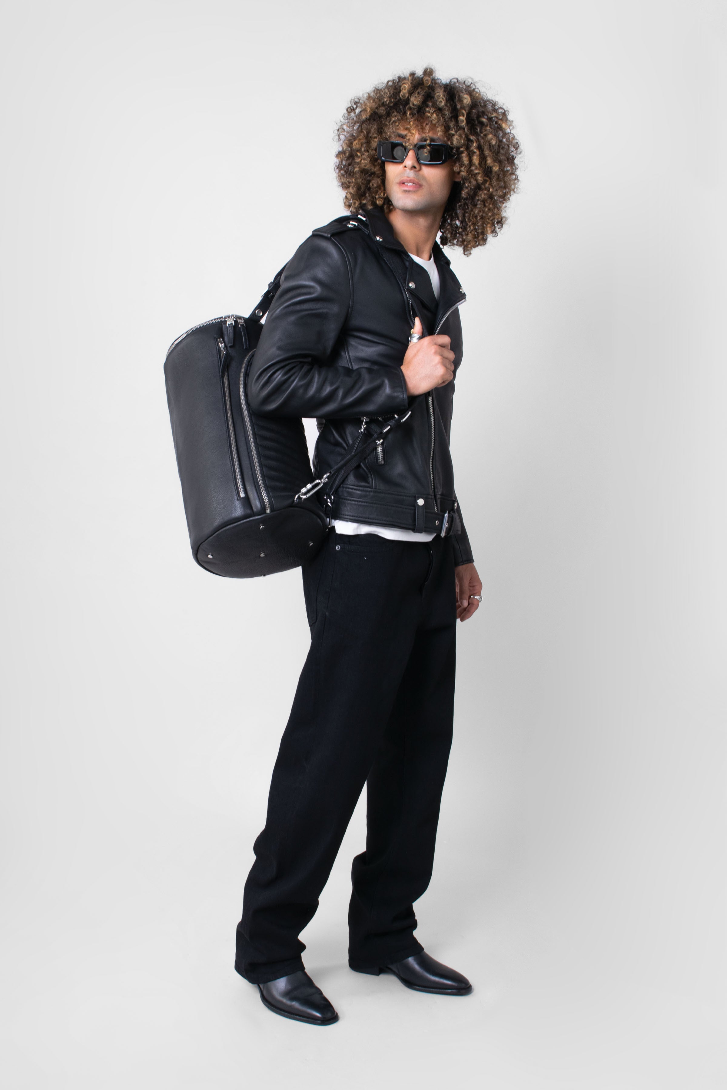 Leather Barrel Bag 2.0 (Man)