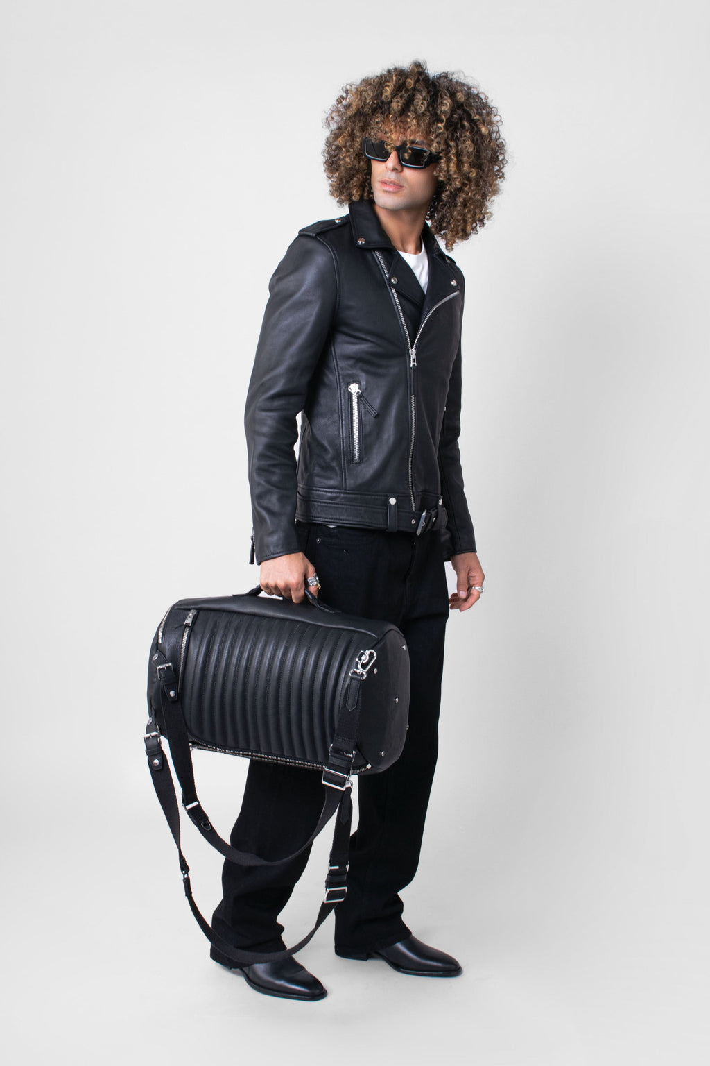 Leather Barrel Bag 2.0 (Man)