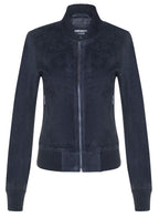 Womens Classic MA-1 Suede Bomber Jacket-Newbury