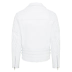 Mens Cowhide Leather Brando Biker Jacket - Garland