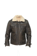 Mens Sheepskin Classic Safari Jacket-Arezzo