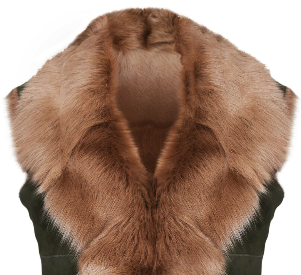 Women's Toscana Sheepskin Long Gilet-Sorocaba
