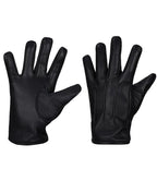 Men's Real Leather Black Gloves