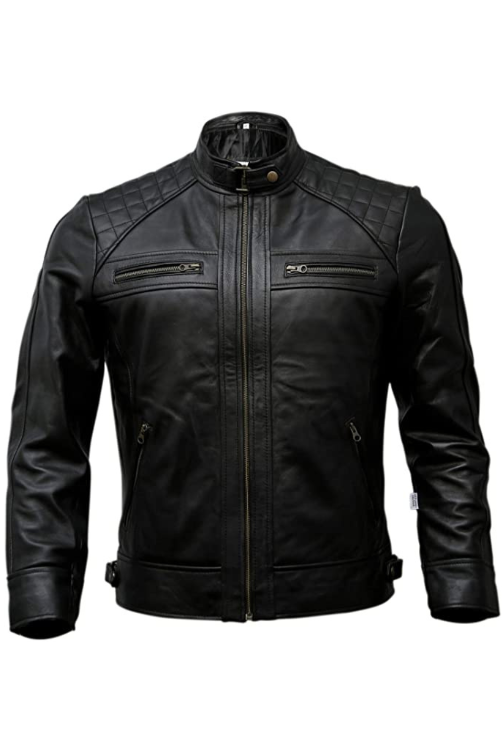 Ionic Black Leather Jacket