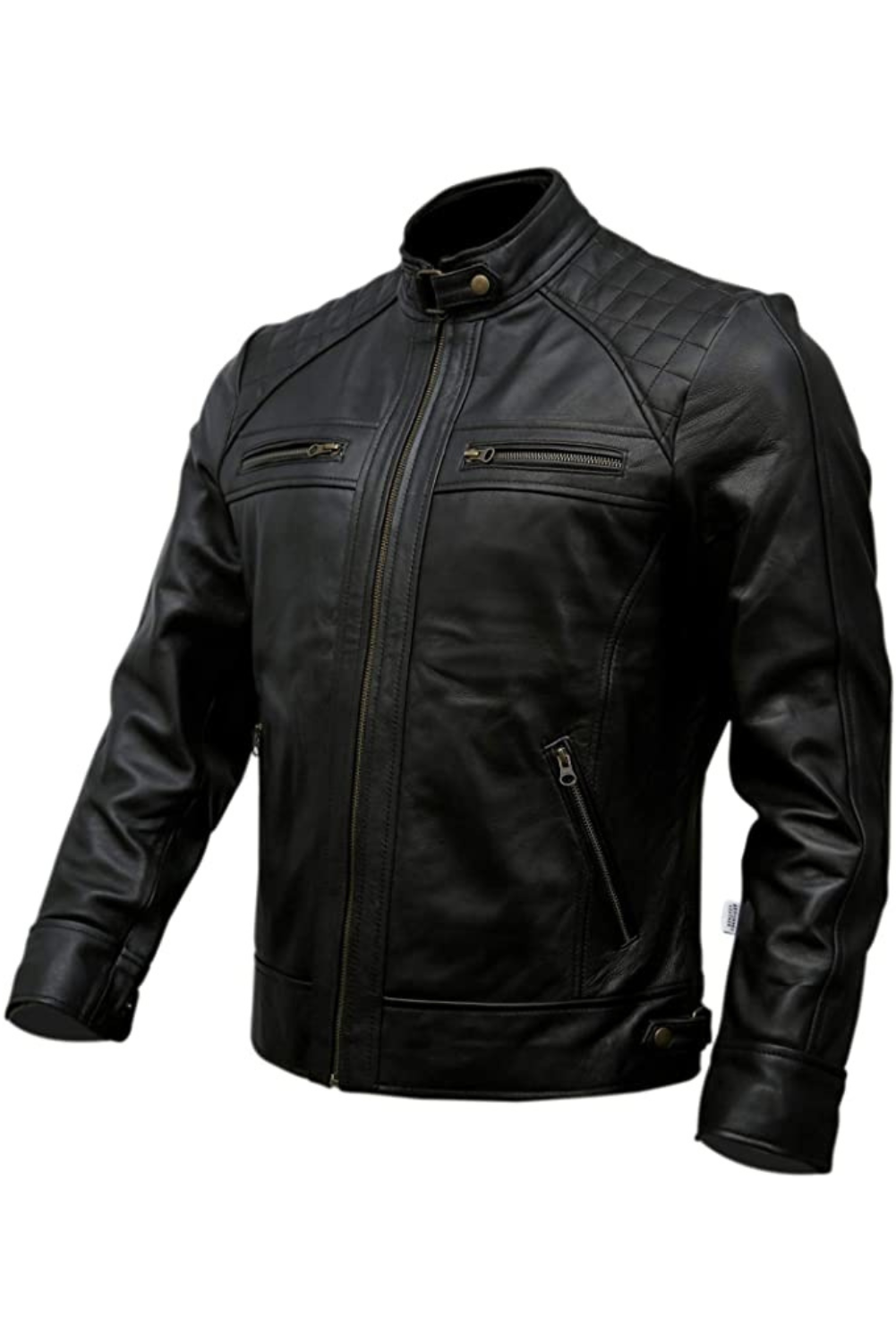 Ionic Black Leather Jacket