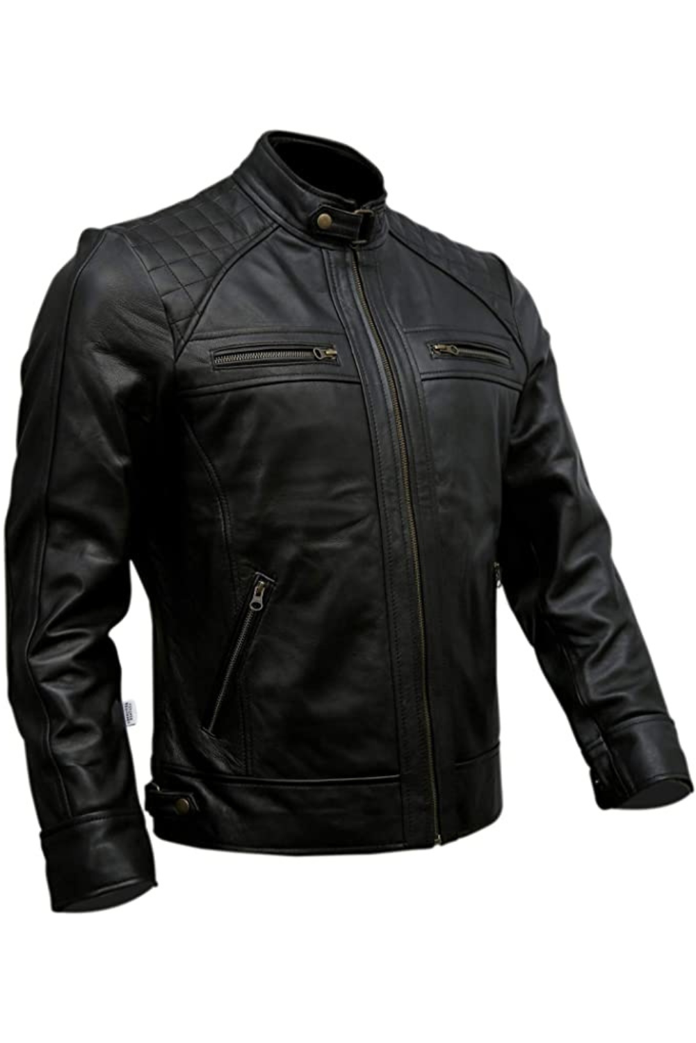 Ionic Black Leather Jacket