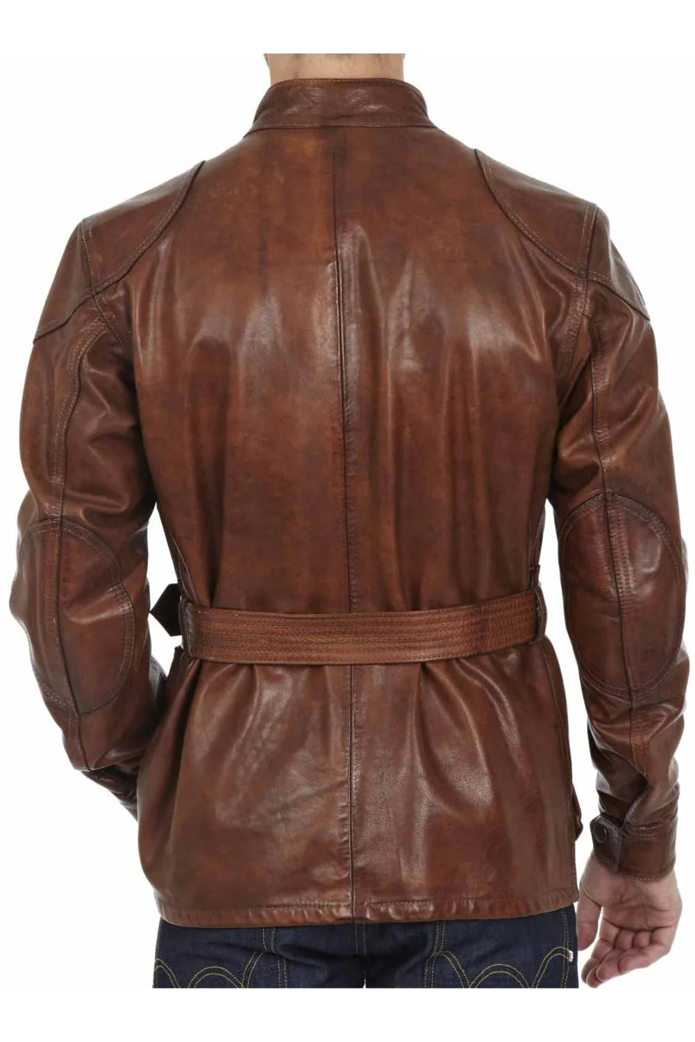 The Curious Case of Benjamin Button Brad Pitt Brown Leather Jacket