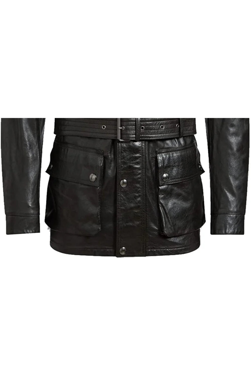 The Curious Case of Benjamin Button Brad Pitt Black Leather Jacket
