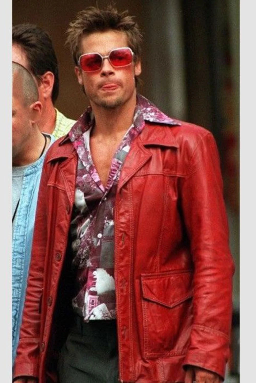Brad Pitt Tyler Durden Fight Club Leather Jacket