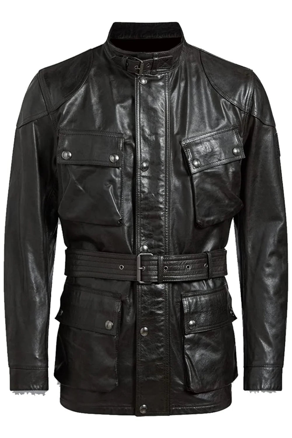 The Curious Case of Benjamin Button Brad Pitt Black Leather Jacket