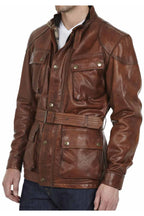 The Curious Case of Benjamin Button Brad Pitt Brown Leather Jacket