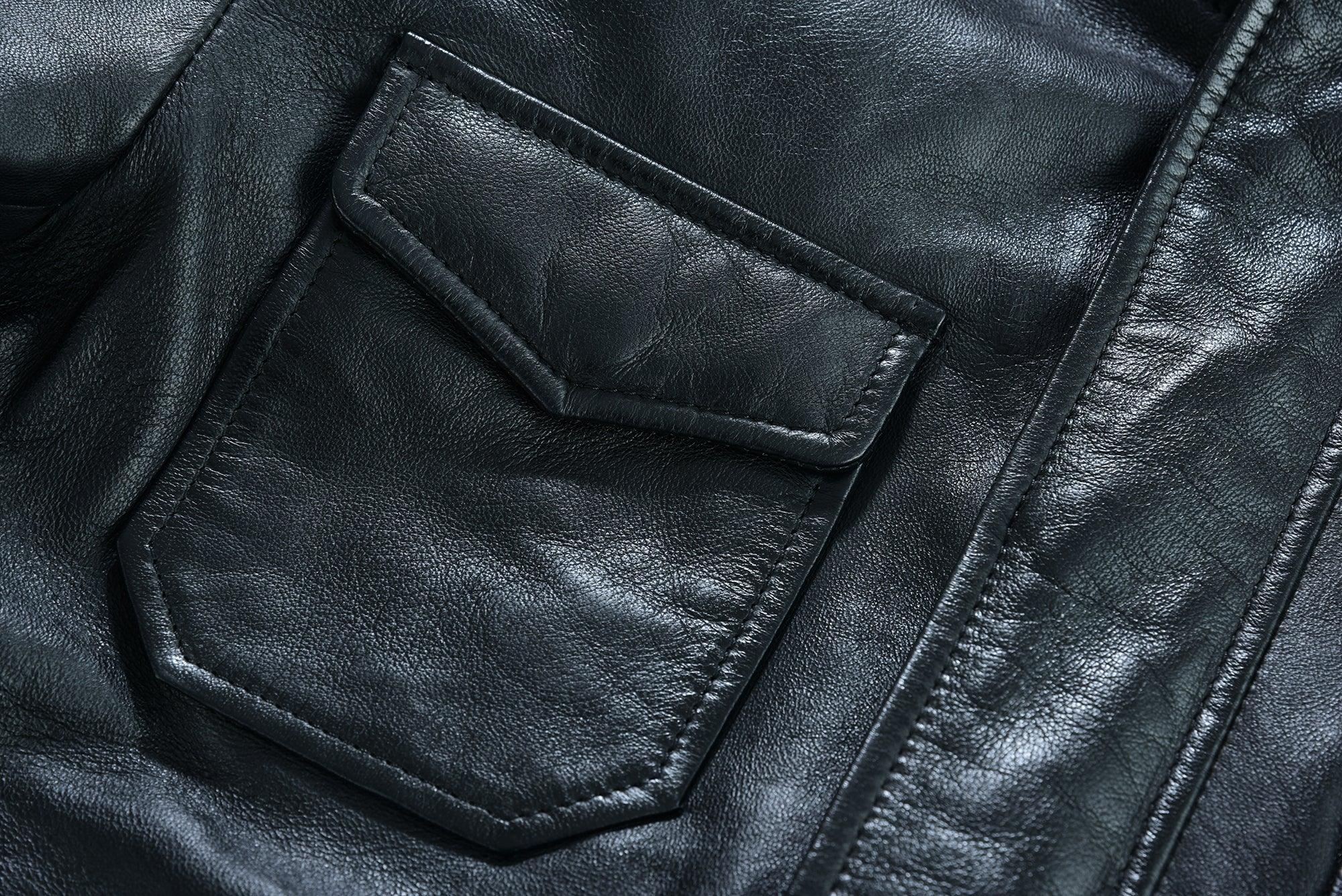 Bristol Men's Real Leather Bomber Jacket - Smart Casual Style