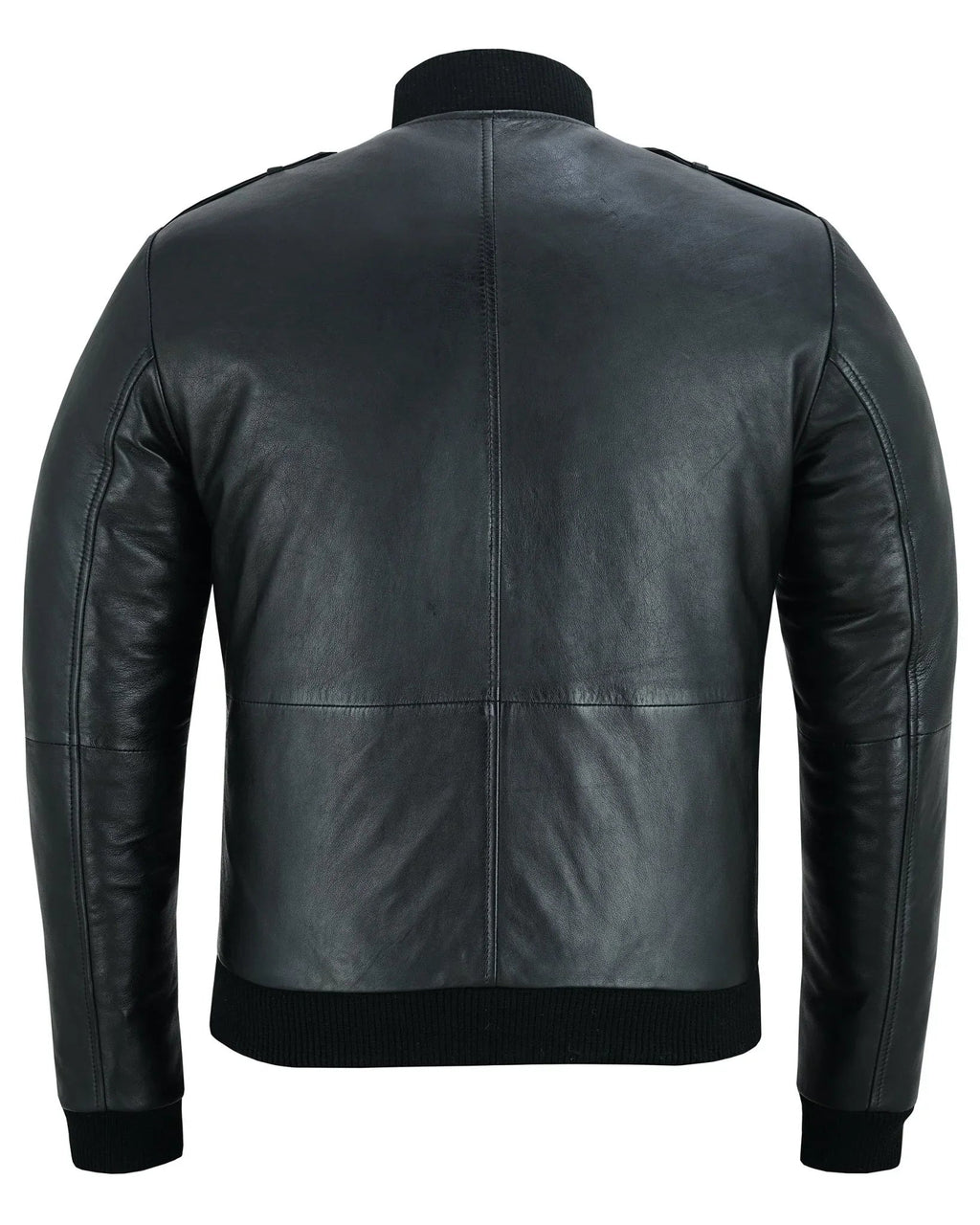 Bristol Men's Real Leather Bomber Jacket - Smart Casual Style