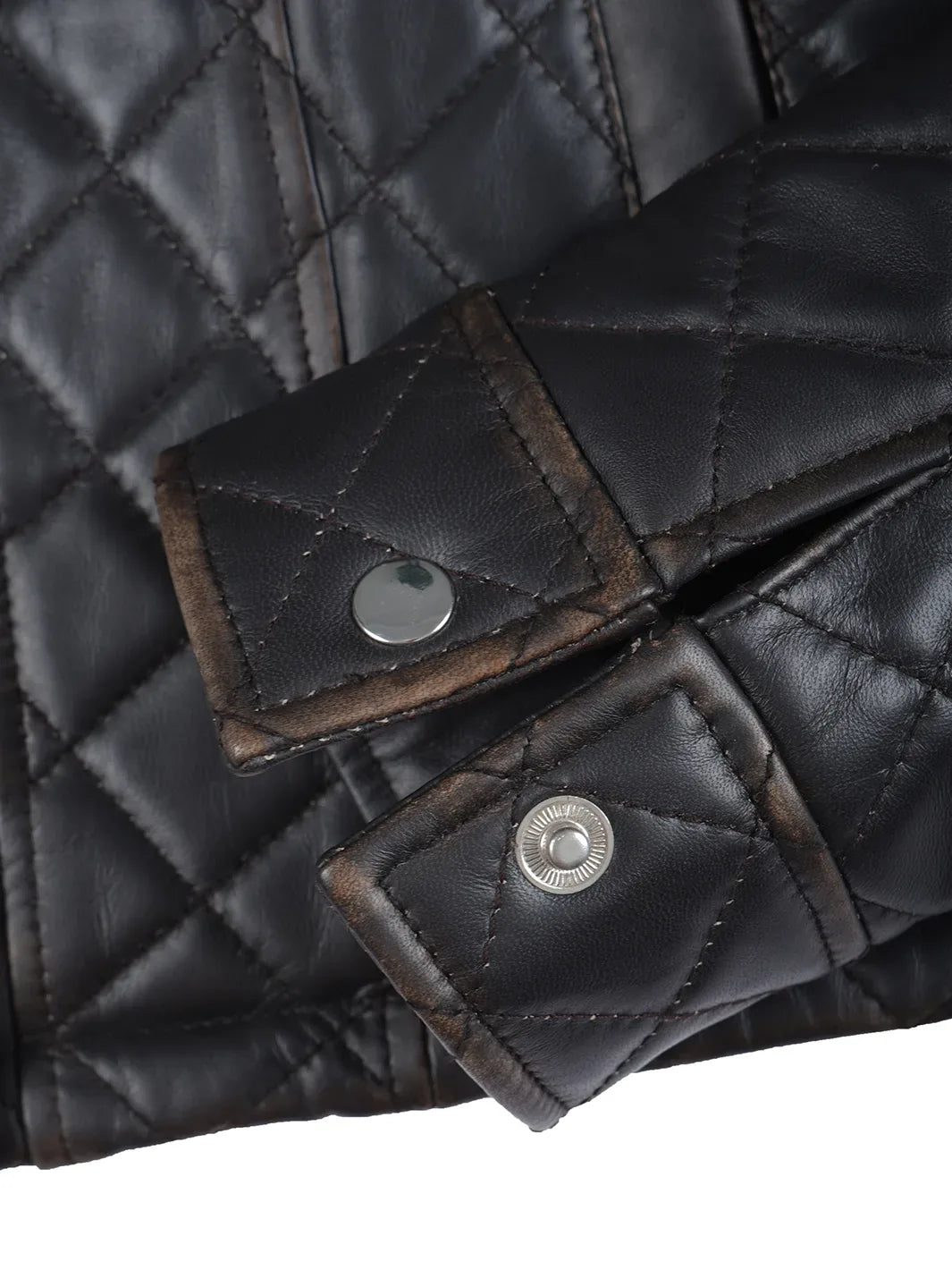 Mable Women's Dark Brown Cropped Shirt Collar Leather Jacket