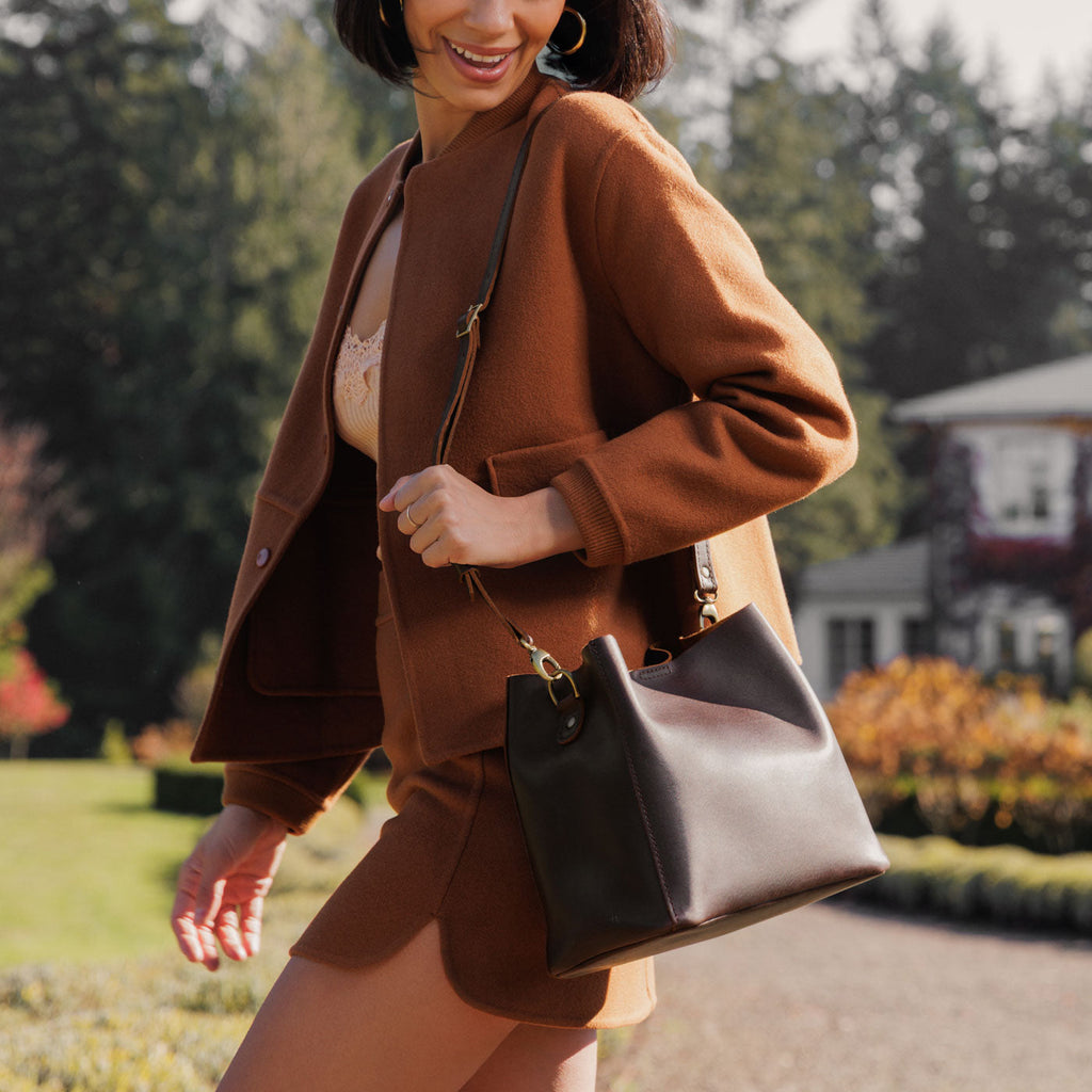 'Almost Perfect' Butterfly Bucket Bag