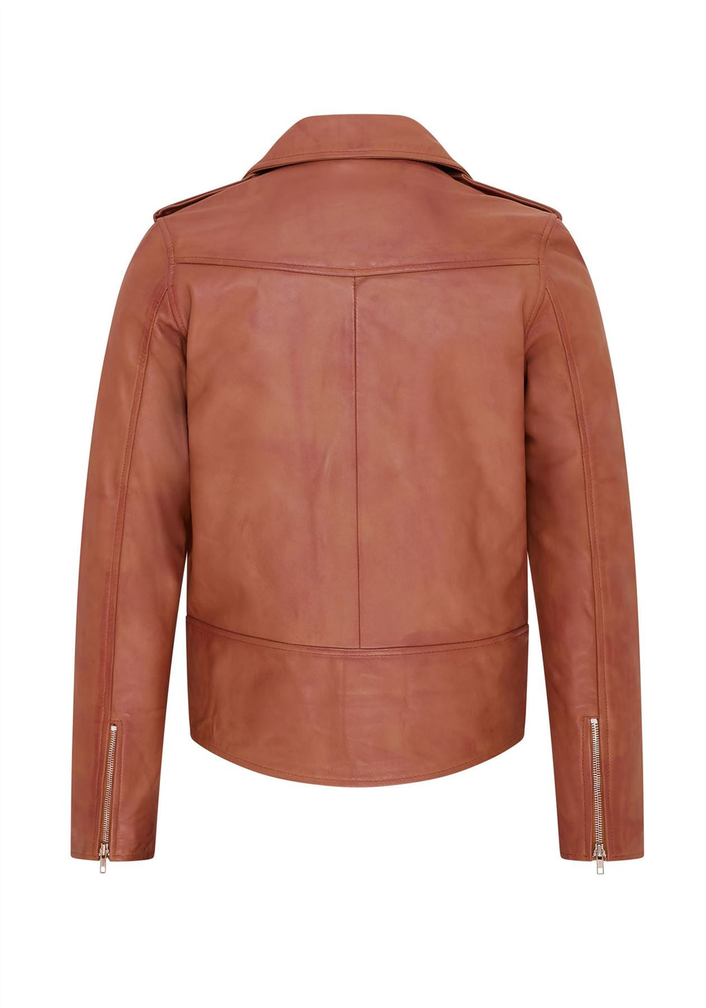 Mens Classic Brando Leather Biker Jacket - Heinola