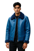 Mens B3 Bomber RAF Aviator Sheepskin Jacket -Wyndham