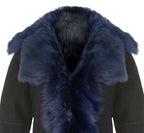 Womens Toscana Sheepskin Suede Trench Coat-Tbilisi