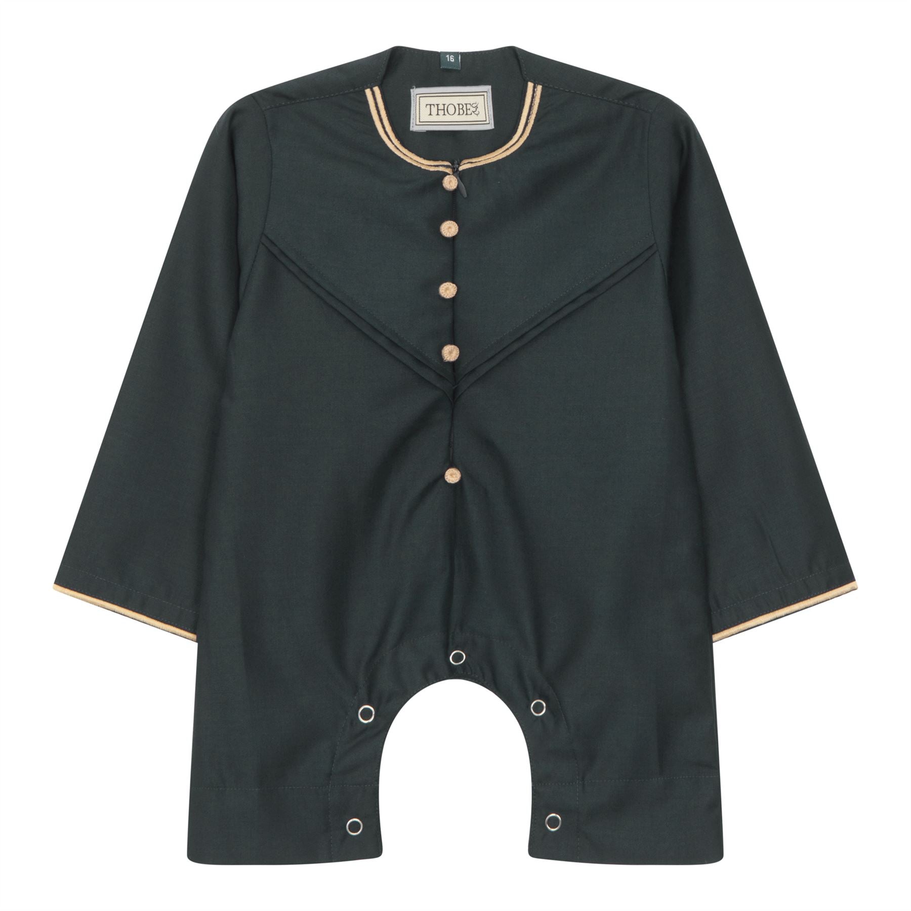Baby Boys Omani Eid Thobe  Saudi Emirati Jubba Robe Romper