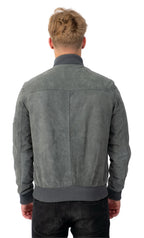 Mens Goat Suede MA-1 Bomber Jacket-Auckland
